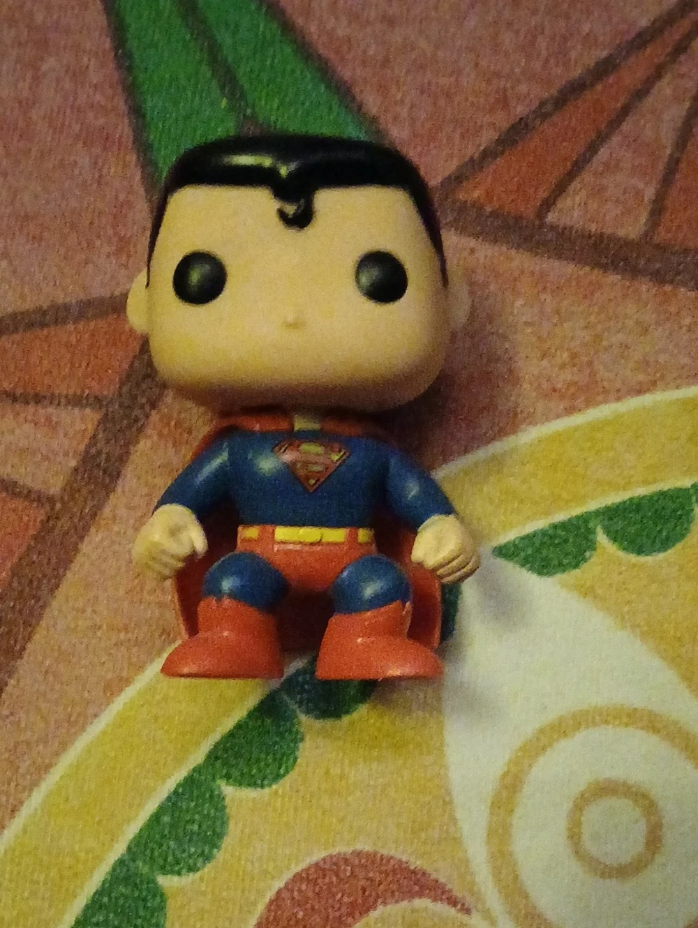 DC Comics Red & Blue Superman Funko-Style Collectible